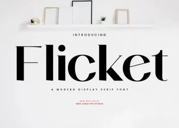 Flicket Font Free Download Serif