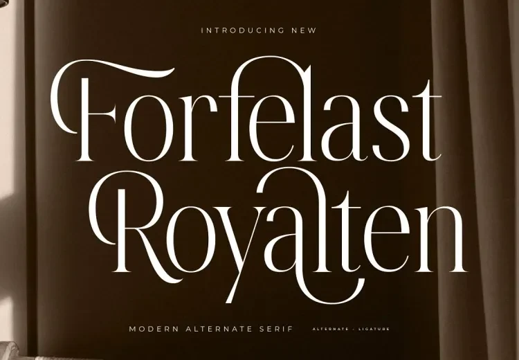 Forfelast Royalten Font Free Download Serif