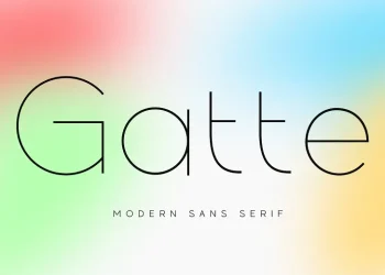 Gatte Font Free Download Sans Serif