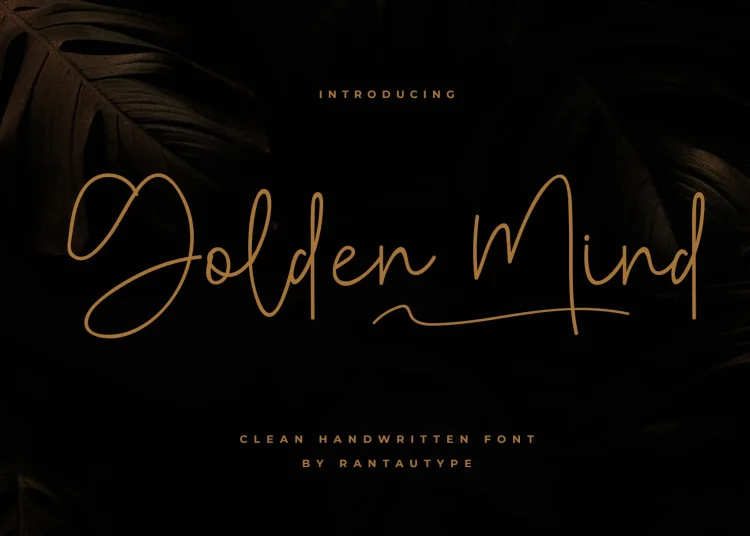 Golden Mind Font Free Download Handwritten