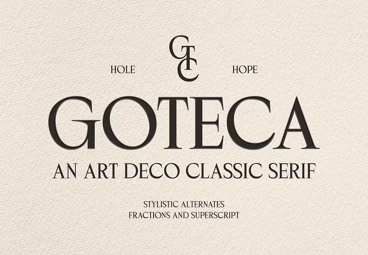 Goteca Font Free Download Serif