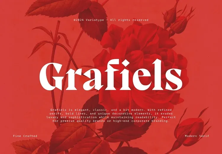 Grafiels Font Free Download Serif