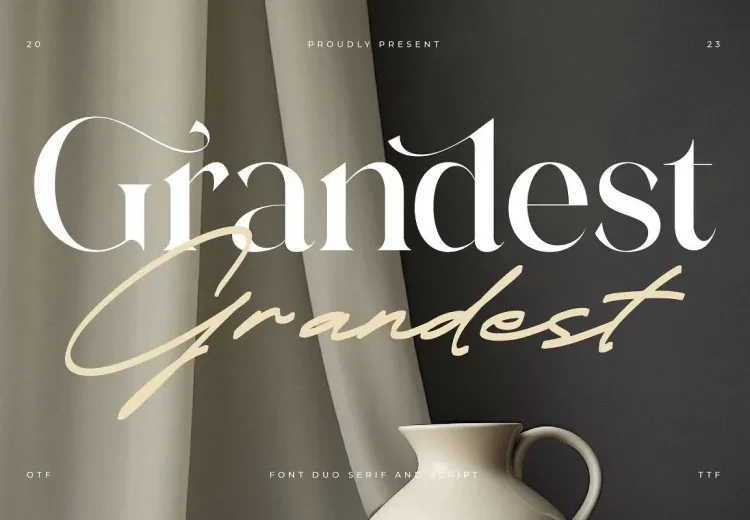 Grandest Font Free Download Serif