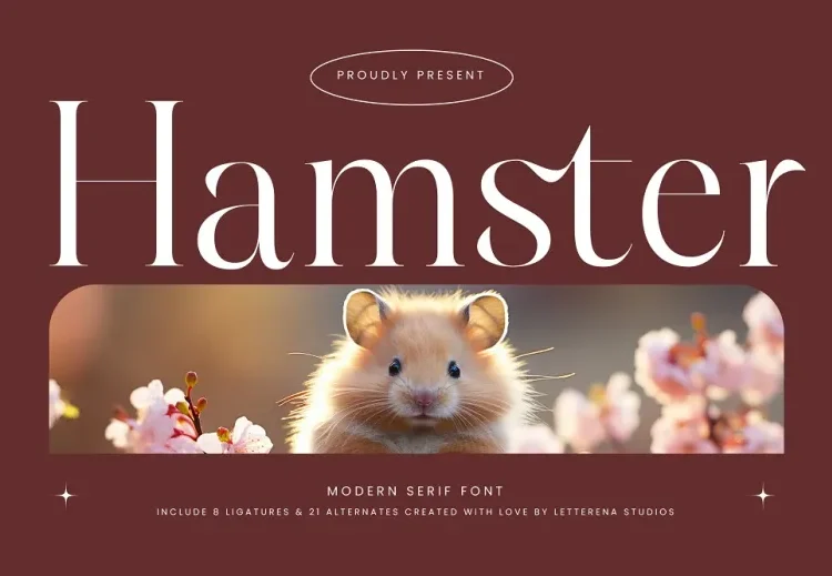 Hamster Font Free Download Serif