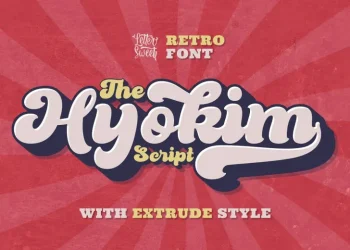 Hyokim Font Free Download Retro