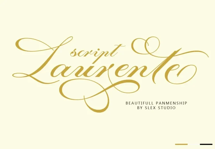 Laurente Script Font Free Download Calligraphy