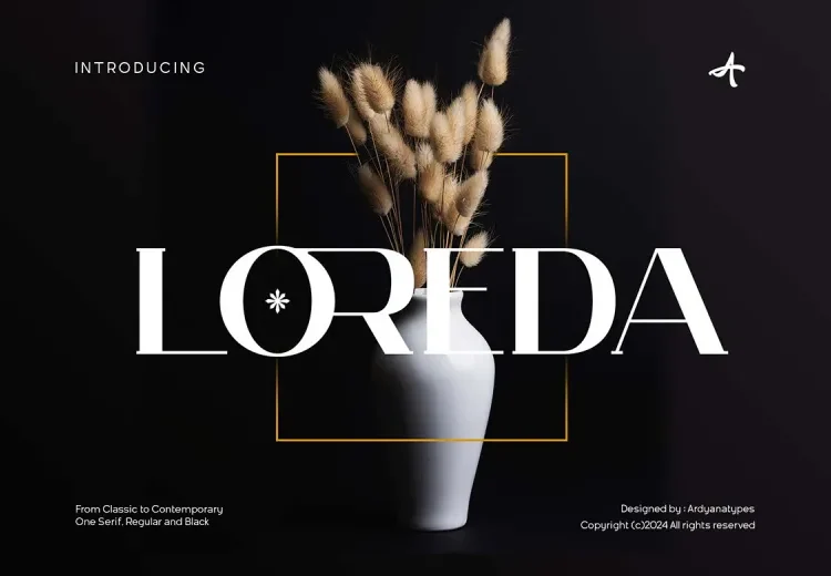 Loreda Font Free Download Serif
