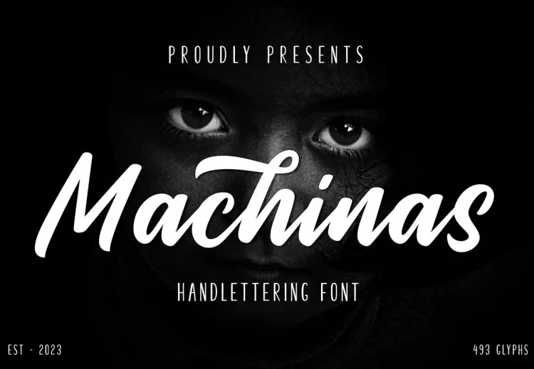 Machinas Font Free Download Handwritten