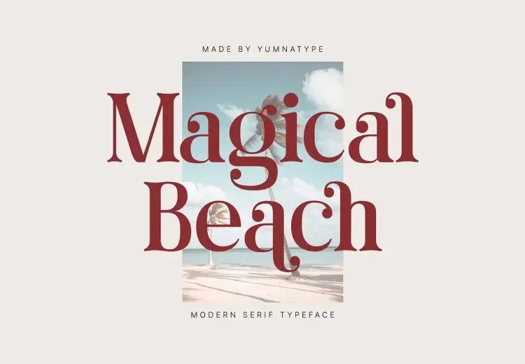 Magical Beach Font Free Download Serif
