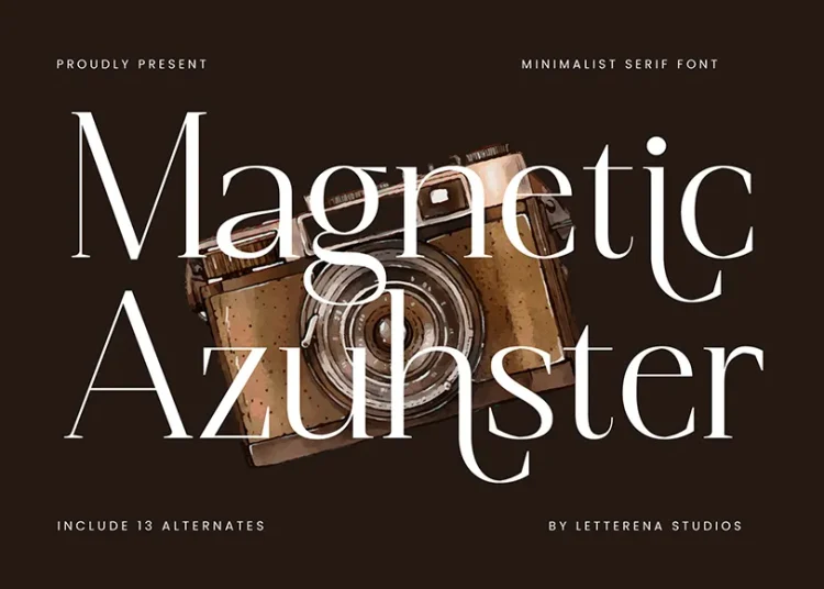 Magnetic Azuhster Font Free Download Serif