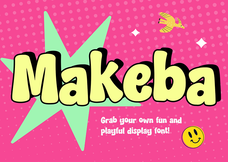 Makeba Font Free Download Cartoon