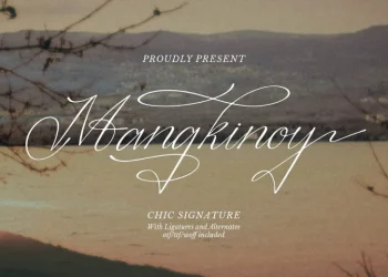 Mangkinoy Font Free Download Signature