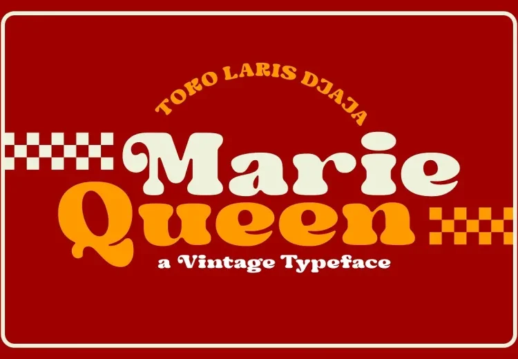 Marie Queen Font Free Download Retro
