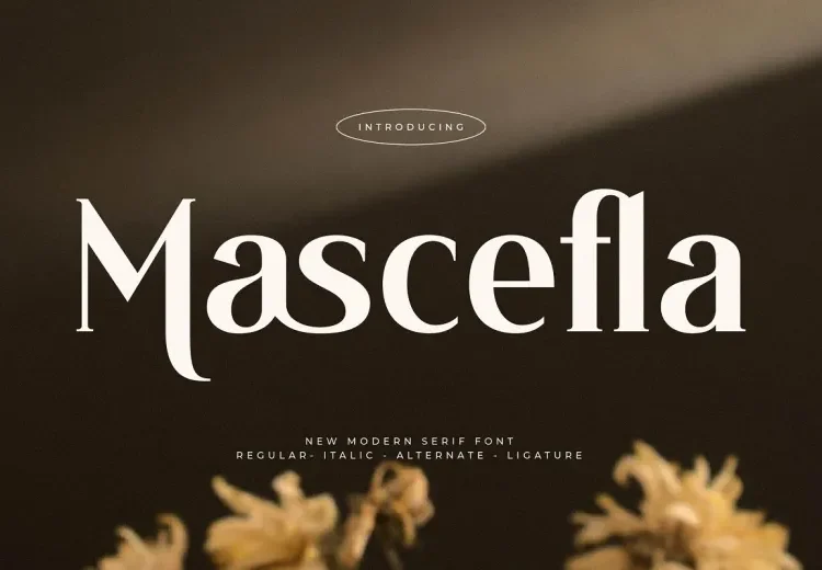 Mascefla Font Free Download Serif