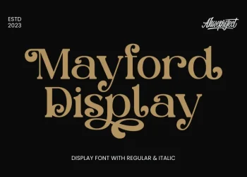 Mayford Display Font Free Download Display