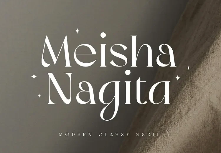 Meisha Nagita Font Free Download Serif