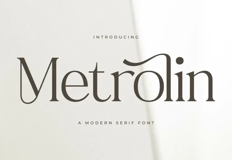 Metrolin Font Free Download Serif