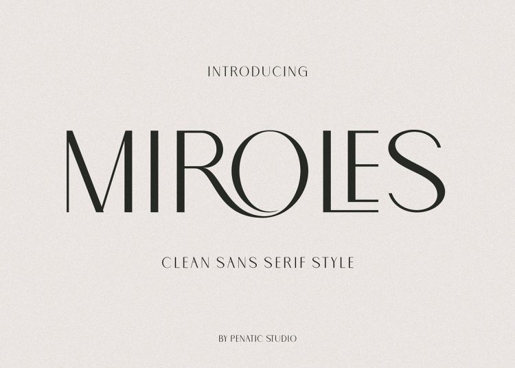 Miroles Font Free Download Sans Serif