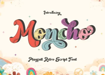 Moncho Font Free Download Retro
