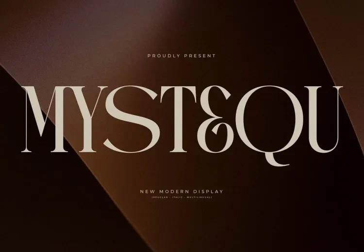 Mystequ Font Free Download Serif