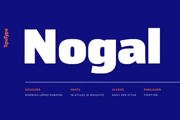 Nogal Font Family Free Download Sans Serif
