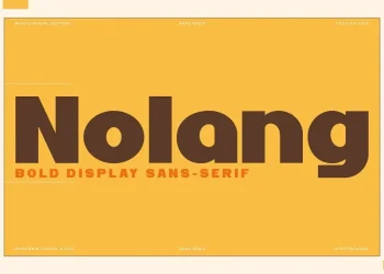 Nolang Font Free Download Sans Serif