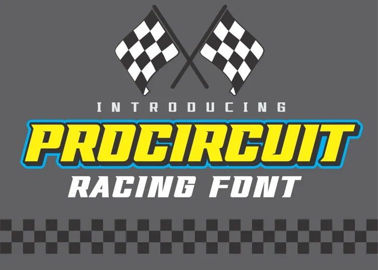 Procircuit Font Free Download Display