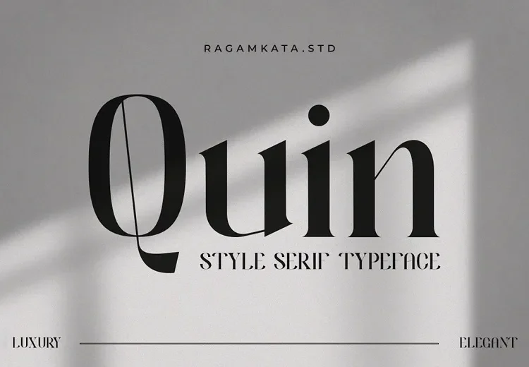 Quin Font Free Download Serif