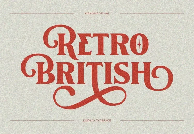 Retro British Font Free Download Serif