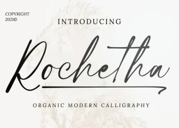 Rochetha Font Free Download Calligraphy