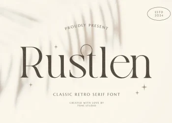 Rustlen Font Free Download Serif