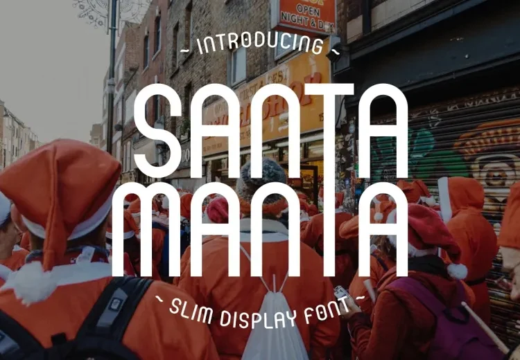 Santa Manta Font Free Download Christmas