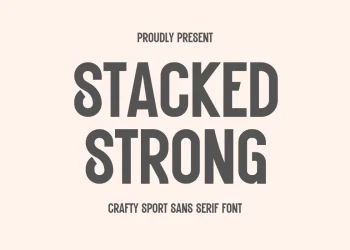 Stacked Strong Font Free Download Sans Serif