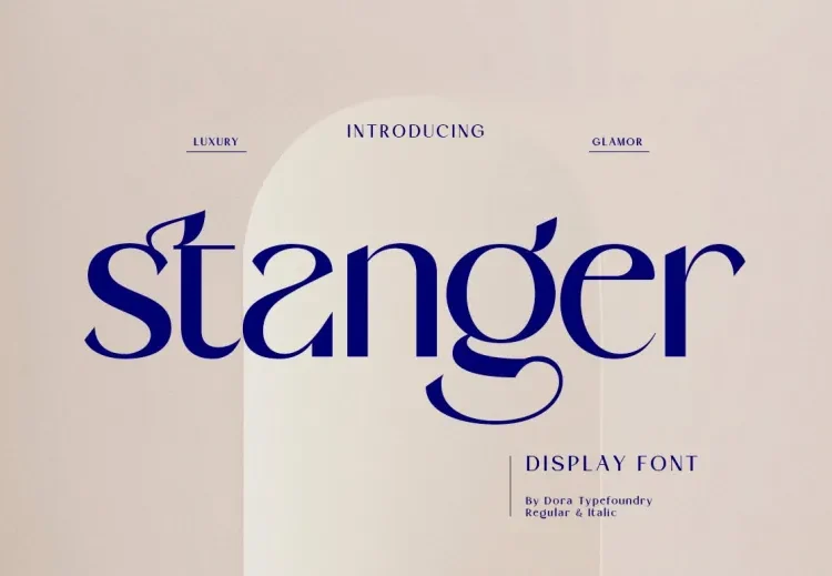 Stanger Font Free Download Sans Serif