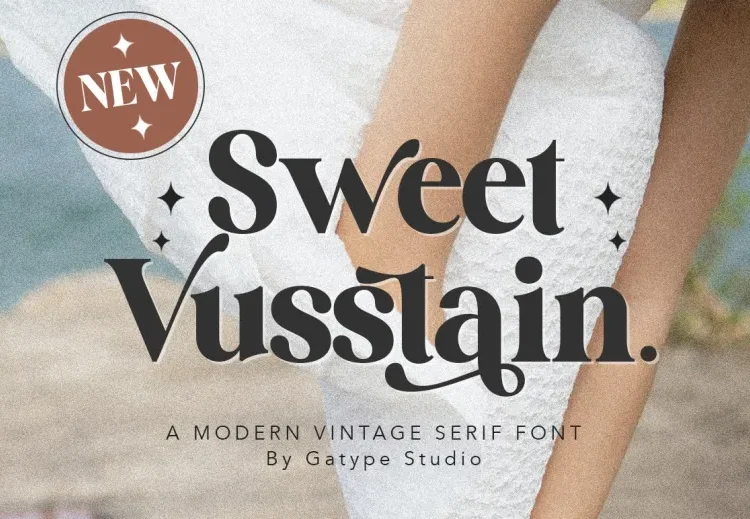 Sweet Vusstain Font Free Download Serif