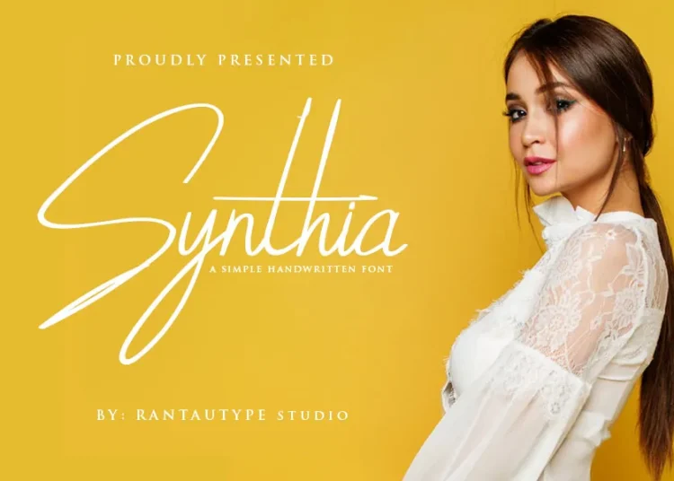 Synthia Font Free Download Handwritten