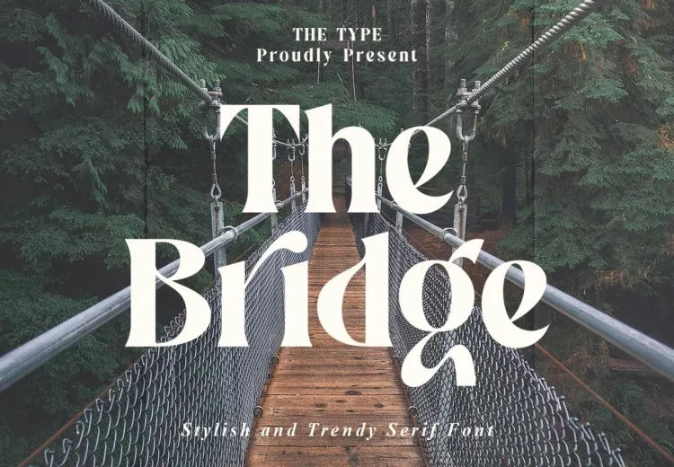 The Bridge Font Free Download Serif