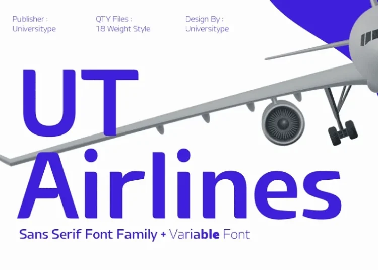 UT Airlines Font Free Download Sans Serif