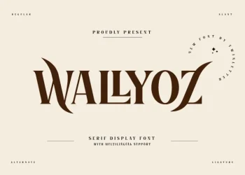 Wallyoz Font Free Download Serif