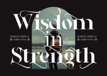 Wisdom in Strength Font Free Download Serif