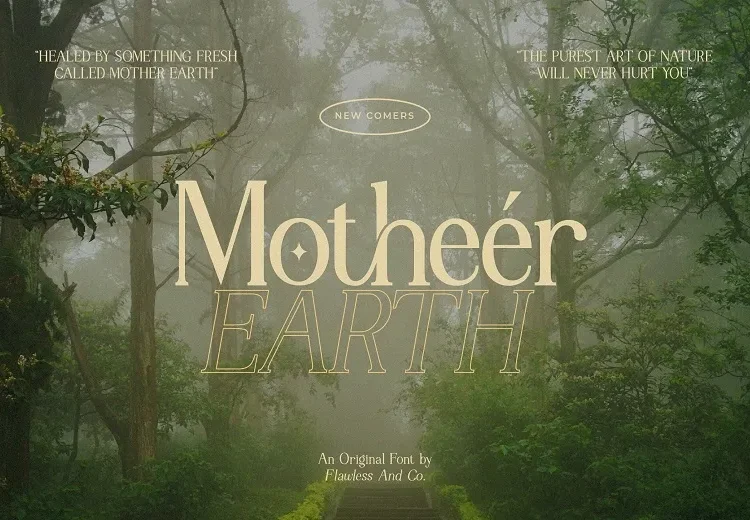 Motheér Font Free Download Serif