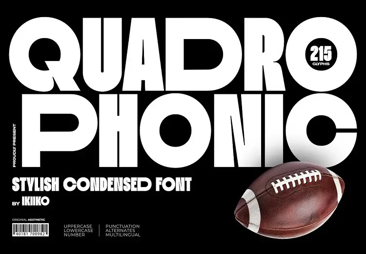 Quadrophonic Font Free Download Sans Serif