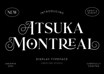 Atsuka Montreal Font Free Download Serif