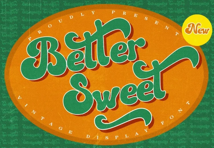 Better Sweet Font Free Download Display