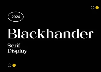 Blackhander Font Free Download Serif