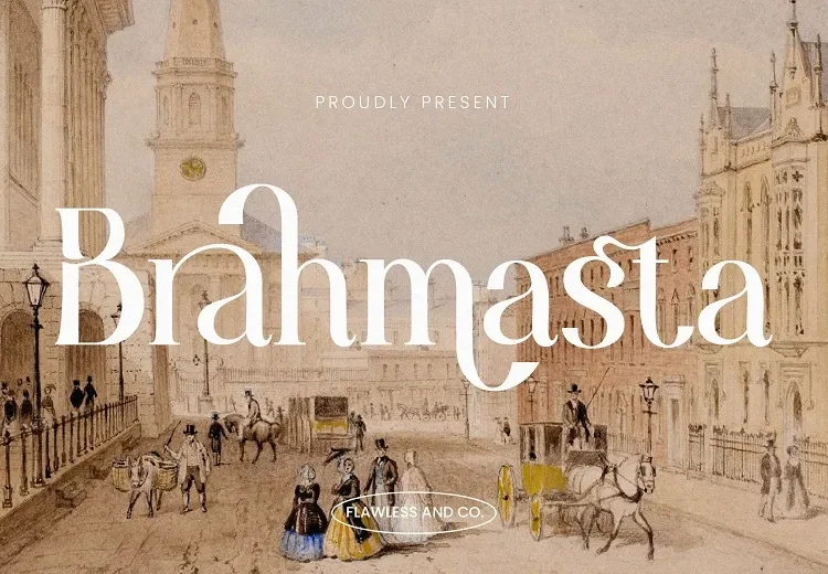 Brahmasta Font Free Download Serif