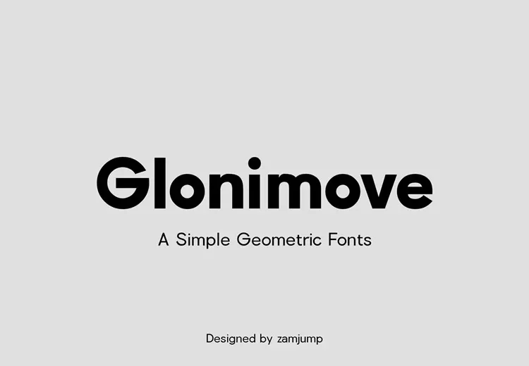 Glonimove Font Free Download Sans Serif