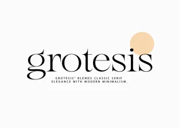 Grotesis Font Free Download Serif