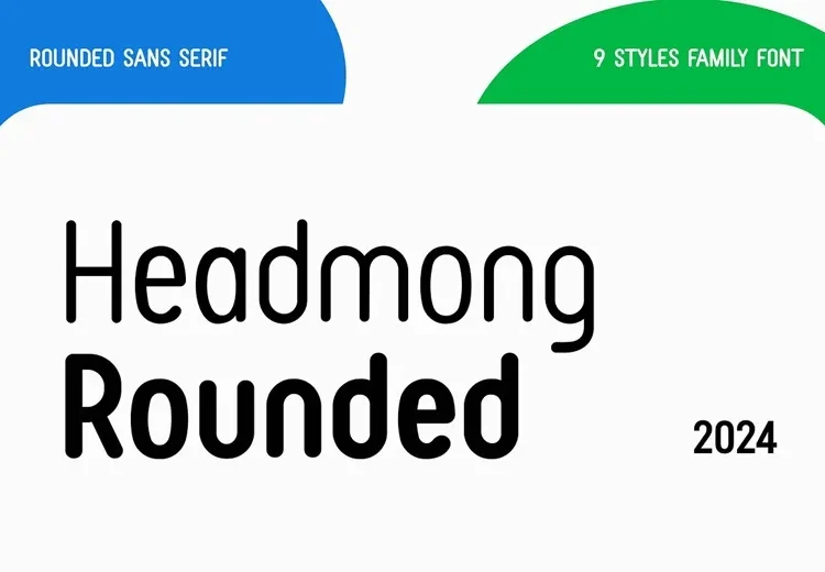 Headmong Rounded Font Family Free Download Sans Serif