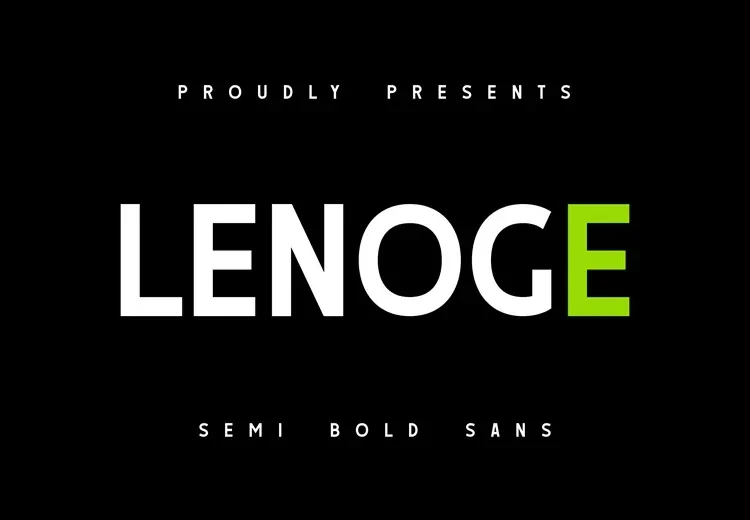 Lenoge Font Free Download Sans Serif